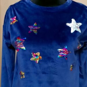 Girls velvet top So XL